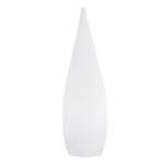 Lampadaire extérieur sans fil CLASSY Blanc - Matière plastique - 34 x 120 x 34 cm