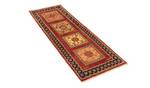 Tapis de couloir Kashkuli XXXVIII Marron - Textile - 73 x 1 x 218 cm