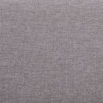 Polsterbett mit LED POWELL Grau - Textil - 136 x 101 x 212 cm