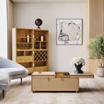 Couchtisch Bar Venezia Beige - Kunstleder - 120 x 37 x 75 cm