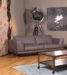 Sofa DESIDE 3-Sitzer Leder grau