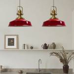 Pendelleuchte Asletl Vintage Lampe Rot