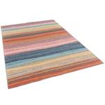 In- und Outdoor Teppich Lagos Streifen Textil - 80 x 1 x 150 cm