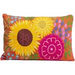 Dekokissen Girasole Orange - Textil - 60 x 40 x 5 cm