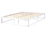 Lit double VIRY Blanc - Largeur : 166 cm