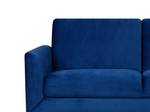 3-Sitzer Sofa FENES Blau - Marineblau - Silber