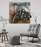 Metallbild Freedom on Wheels Braun - Metall - 80 x 80 x 9 cm