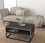 Couchtisch Dolores Anthrazit Safir Grau - Holzwerkstoff - 90 x 42 x 60 cm