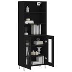 Highboard DE2097 Schwarz - Holzwerkstoff - 34 x 180 x 70 cm