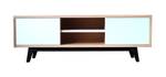 Buffet TV Vintage Marron - Bois massif - Bois/Imitation - 160 x 55 x 44 cm