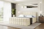 Boxspringbett MIAMI-Z Ecru - Breite: 160 cm - H4