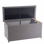 Poly-Rattan Kissenbox D88 III Grau