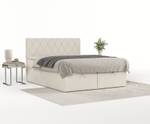 Boxspringbett Elodie Beige - Breite: 140 cm - H4