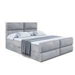 Boxspringbett BOXI3-Z Hellgrau - Breite: 120 cm - H4