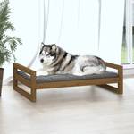 Lit pour chien 3015863-2 Marron foncé - 106 x 76 cm