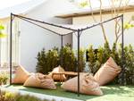 Pergola de jardin AVENTINE Beige - Noir