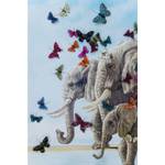 Touched Elefants Butterflies with Bild