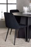 Essgruppe Bootcut 40 (5-teilig) Schwarz - Massivholz - 110 x 75 x 110 cm