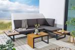 Sitzgruppe IBIZA MODULAR LOUNGE Grau - Textil - 250 x 80 x 180 cm
