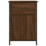 Eleganter Nachttisch mit viel Stauraum Braun - Holzwerkstoff - 42 x 60 x 40 cm