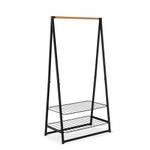 Linn Clothes Rack Schwarz - Metall - 100 x 190 x 57 cm