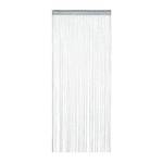 Fadenvorhang Glitzer silber Silber - Textil - 90 x 245 x 1 cm