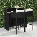 Garten-Bar-Set (3-teilig) 3012238 Schwarz