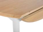 Table pliable OMAHA Marron - Gris - Bois massif - 61 x 75 x 61 cm