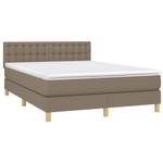 Boxspringbett 3017288-27 Taupe - Tiefe: 193 cm