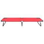 Sonnenliege 3000930 Rot - Metall - 58 x 28 x 190 cm