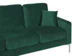 3-Sitzer Sofa GAVLE Smaragdgrün - Grün - Silber