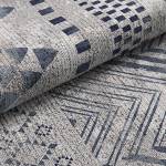 Tapis de salon  Rugs&Rugs VOLGA Gris - Textile - 80 x 150 cm