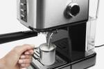 Espressomaschine 1100W Edelstahl Metall - 20 x 29 x 36 cm