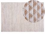 Teppich TUNCELI Beige - Weiß - Naturfaser - 200 x 140 x 140 cm