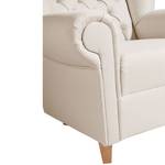 Vary Ohrenbackensessel Beige - Kunstleder - Textil - 91 x 101 x 90 cm