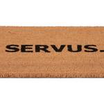 Tapis coco « Servus. » Noir - Marron - Fibres naturelles - Matière plastique - 60 x 2 x 40 cm