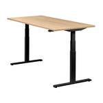 Elektrischer Tisch Easydesk Furnier Breite: 180 cm - Schwarz