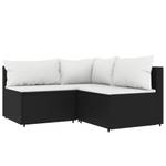 Garten-Lounge-Set 3029628-2 (3-teilig) Schwarz - Weiß