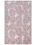 Tapis d'extérieur KOTA Rose foncé - Blanc