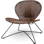 Gartensessel LONOCA Braun - Rattan - 80 x 71 x 74 cm