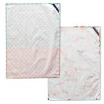 Chinoiserie Geschirrtuch (2er Set) Textil - 70 x 50 x 1 cm