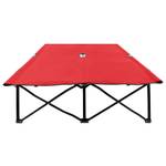 Sonnenliege 3004998 Rot - Metall - 125 x 40 x 193 cm