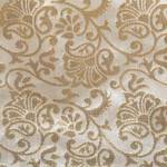 Tischdecke mit Weihnachtsdruck, Gold Gold - Textil - 140 x 1 x 240 cm