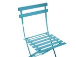 Bistro Set FIORI 3-tlg Blau