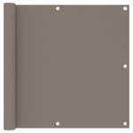 Balkon Sichtschutz 3016497-2 Taupe - Tiefe: 90 cm