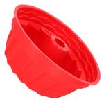 Backform Silikon für Sandkuchen Rot - Kunststoff - 1 x 10 x 23 cm
