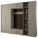 Garderobe Inova 3 Z11 Braun - Gold - Grau - Gold