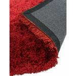 Tapis shaggy tufté main confort SPLASH Rouge - 70 x 140 cm