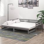 Tagesbett D3494 Grau - Massivholz - 90 x 56 x 200 cm