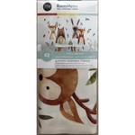 Aquarell Waldbewohner Kunststoff - Textil - 23 x 37 x 37 cm